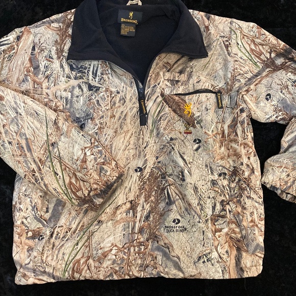 Browning camo jacket mossy oak duck blind - Picture 1 of 10
